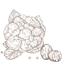 Kalafiorowa z galka muszkatolowa